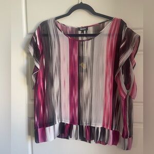 NWT DKNY Sheer Blouse size XL